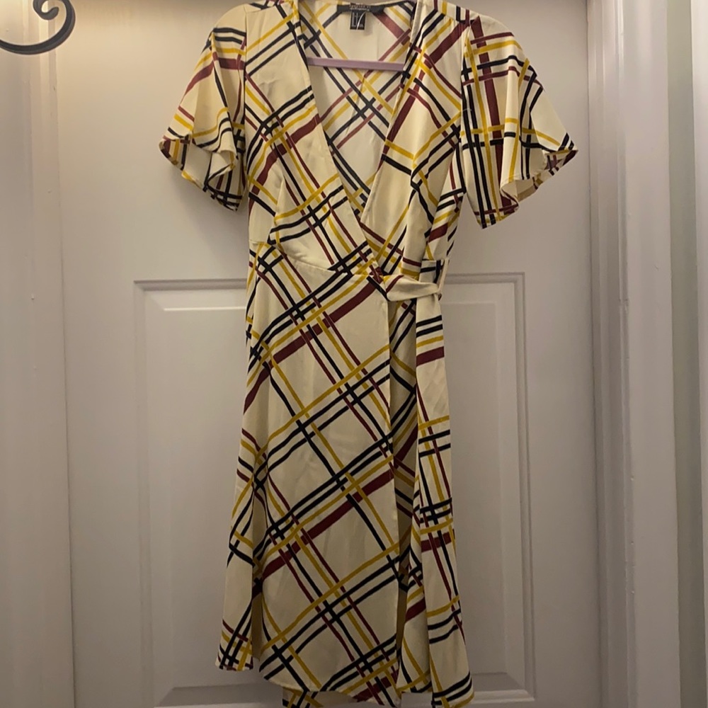Patterned Midi Dress